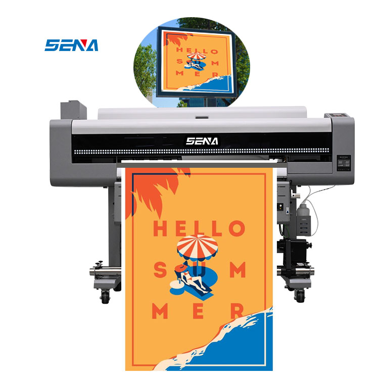 Mesin Foto Printer Format Lebar 1.6/1.9M Mesin Cetak UV Format Lebar Poster Kain Mesin Lukisan Kertas Dinding Mobil