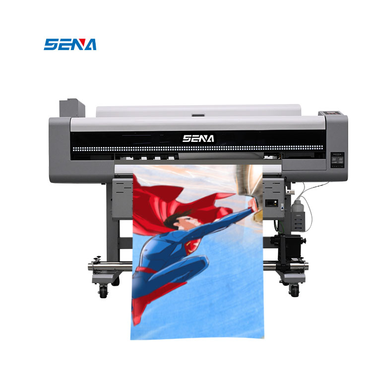 دستگاه چاپ UV عکس چاپگر با فرمت عریض 1.6/1.9 متر برای دامن پارچه چرم انعطاف پذیر تی شرت پارچه نخی