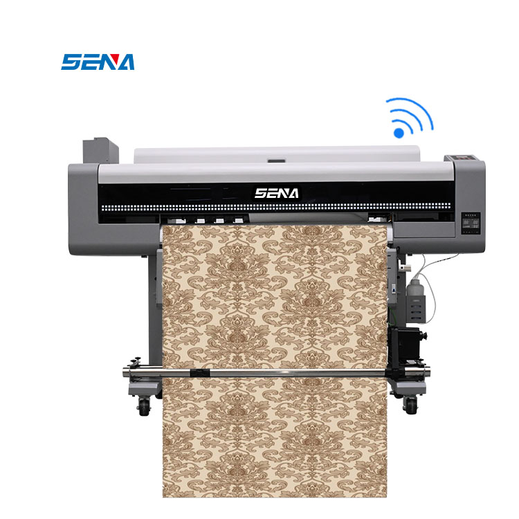 Kertas Dinding Multifungsi Otomatis 1.8M Printer Format Lebar Lebar untuk Kertas Dinding 3D Tekstil Kain Tempel Mobil Warna Kulit