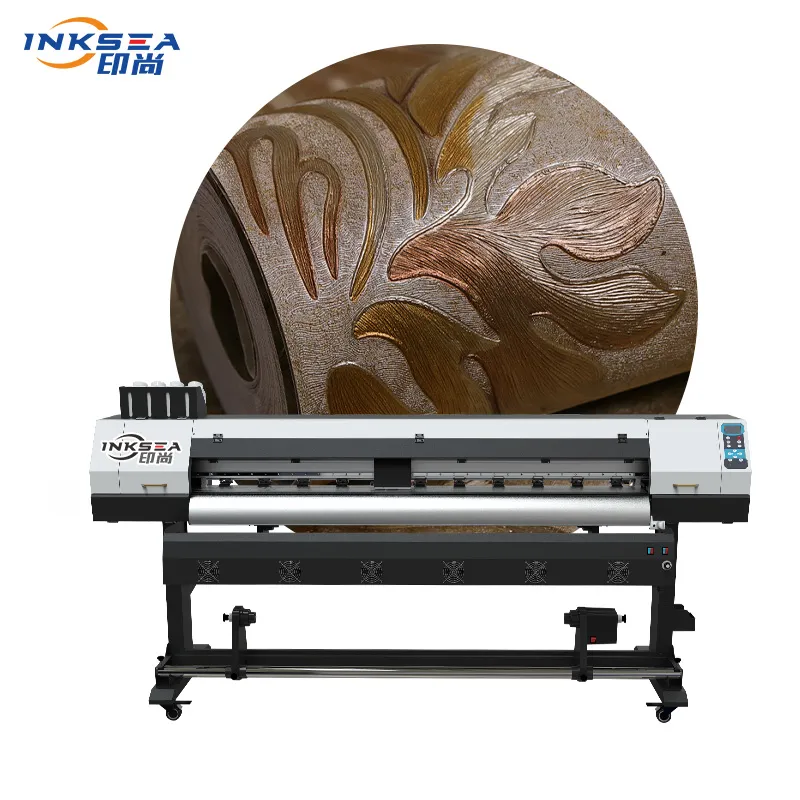 1.8m large format roll-to-roll material Wide Format printer printing machine i3200 nozzle for 3d wallpaper curtain tablecloth