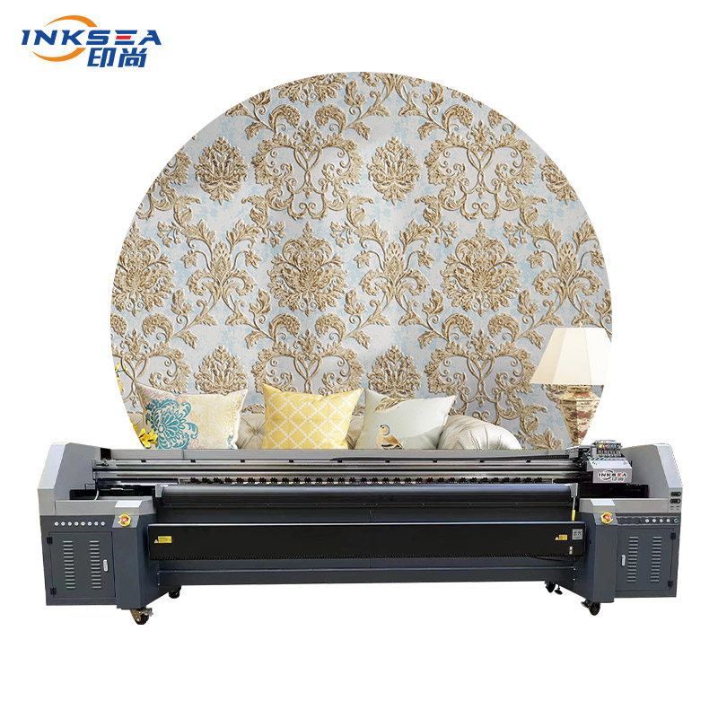 1.8M wide Format printer Digital leather labeling printing machine Roll to roll outdoor printing machine i3200 print head