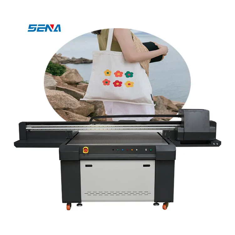 Mesin Printer UV LED 130*90Cm Printer Inkjet A3/A4/A5 Dimensi Cetak untuk Kotak Ponsel Botol Anggur Kotak Akrilik Kayu Kaca