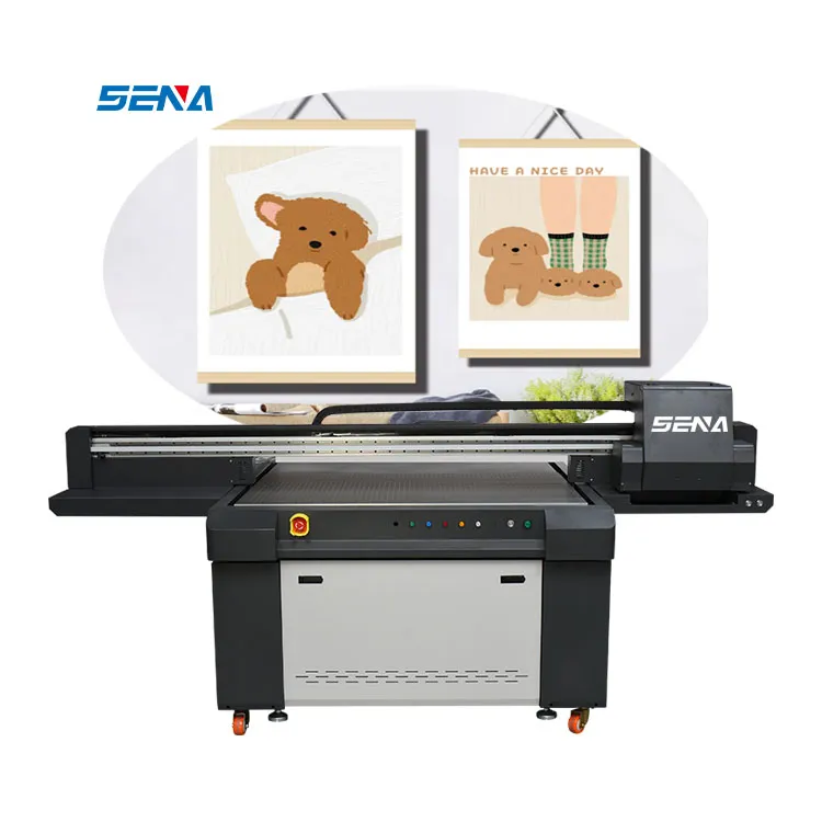 1300*900Mm Diskon Besar Enam Warna LED Inkjet Digital Otomatis Printer UV Format Besar untuk Sepatu Kaus Casing Ponsel Kaca