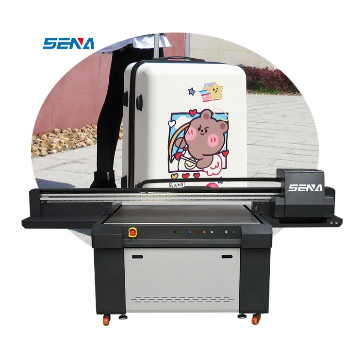 1300*900mm ຮູບແບບຂະຫນາດໃຫຍ່ UV Inkjet Flatbed Printer 3D ປະຫຍັດສໍາລັບ Canvas Glass Wood PVC Acrylic Box Case Phone