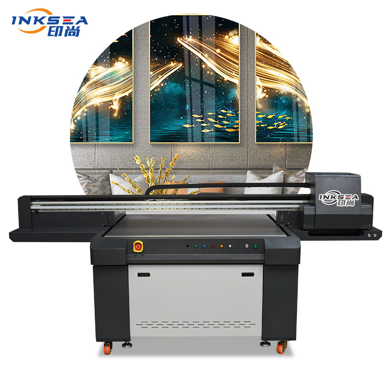 1390 Eco-friendly uv flatbed printer 1300*900mm color uv printing machine for corrugated box 3D wallpaper