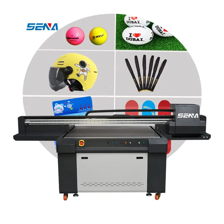 1390 Full Auto Remote Control Continuous Printing Machine 3D Digital Printer Inkjet Large Format UV Printer Card Phone Label