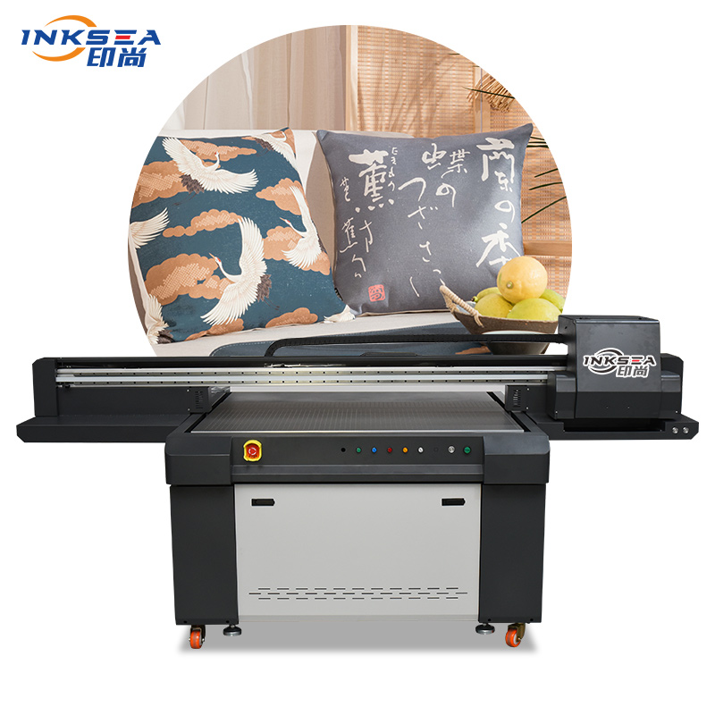 1390 انک جیٹ پرنٹنگ مشین بڑے فارمیٹ کا UV فلیٹ بیڈ پرنٹر ریکو نوزل ​​کے ساتھ 1300*900mm سائز چمڑے کی UV نرم فلم کے لیے