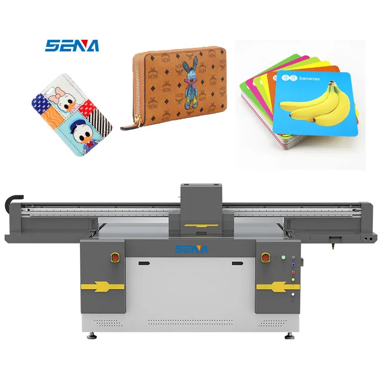 Mesin Cetak Otomatis Diskon Super 1600*1000Mm Printer Flatbed Inkjet UV untuk Casing Ponsel Kotak Akrilik Kayu Kaca Sepatu