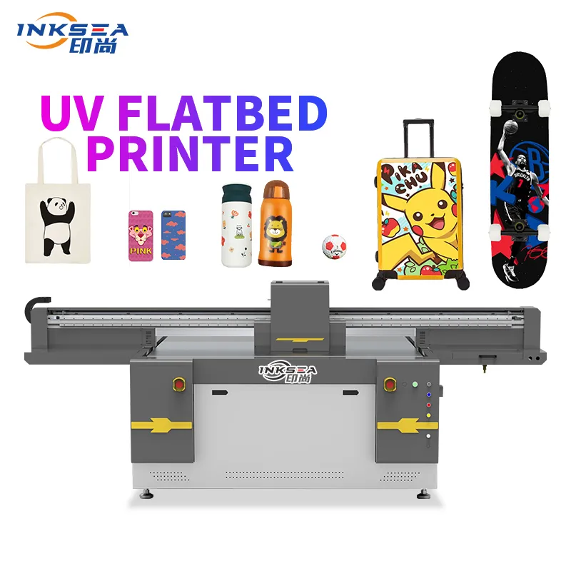 1610 Printer Flatbed Uv Industri Ricoh G5 G6 Kepala Cetak A0 A1 Printer Inkjet Format Besar untuk Papan Nama Bola Golf