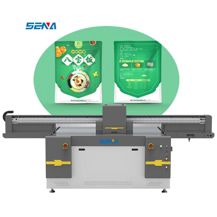 1610-SENA Penjualan Langsung Pabrik CMYK + Mesin Cetak UV Pernis Printer Format Besar Inkjet dengan Casing Ponsel 3D Penutup Pembungkus Cangkir Kayu