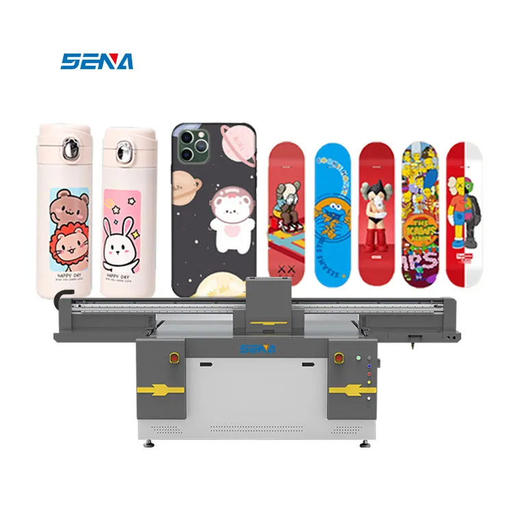 1610 Varnish Computer LED Large Format UV Inkjet Flatbed Printer for 3D T-Shirt Glass Wood Acrylic Box Wine Bottle Phone Case