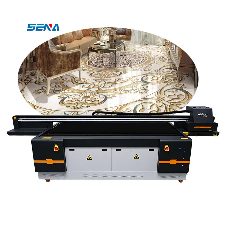 2.5*1.3m Digital Eco Friendly Sino Color Large Format Inkjet UV Printer for Customize T-shirt Sticker Acrylic PVC Card Pen Golf