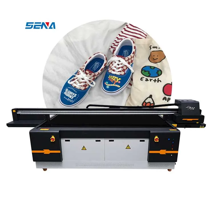 2.5*1.3M Printer UV Tinta Format Besar Performa Tinggi untuk Stiker Kaus Foto Kustom Casing Ponsel Akrilik Pena Kartu PVC Golf