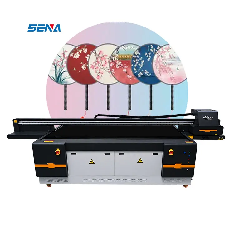 Printer Flatbed Inkjet UV 3D Kecepatan Tinggi 2.5*1.3M Industri Multifungsi untuk Casing Ponsel Akrilik Kustom Pena Kartu PVC Golf