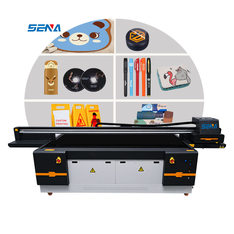 2.5*1.3m Industrial Printing Machine 3D 6Color UV Large Format Inkjet UV Printer for Sticker Glass Wood Acrylic Box Phone Case