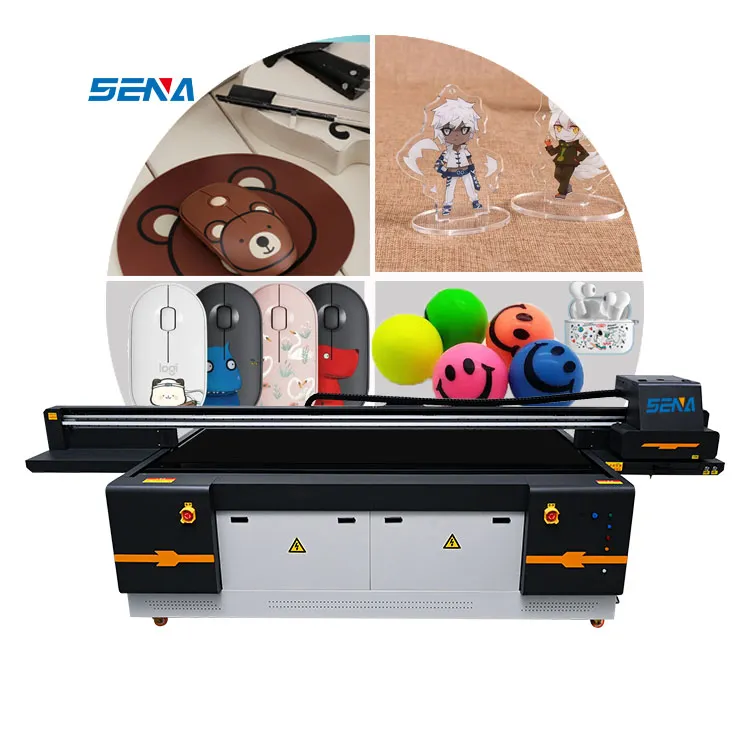 2.5*1.3m Large Format UV Inkjet Flatbed Printer with Epson Nozzle Digital LED Custom for Wood Glass PVC Leather Phonecase Metal