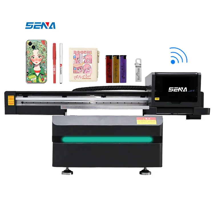 2024 High-Precision flatbed uv printer 9060/6090/1390/2513 uv printer flatbed bottle printer