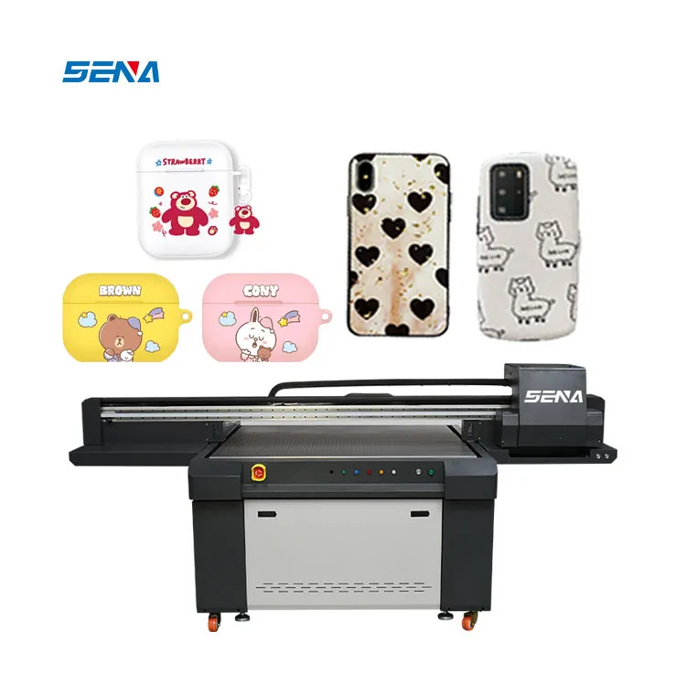 2024 New Smart Large Format Printer UV Inkjet Flatbed Printer 3D Auto Custom for Metal T-Shirt Shoes Phonecase Glass Wood Card