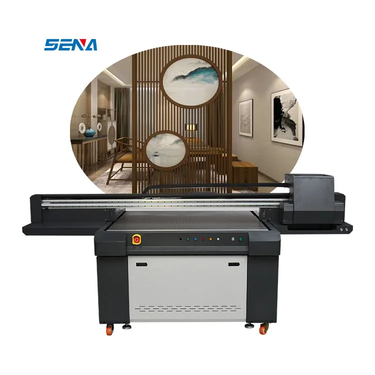 Printer 2024 A3 Tempat Tidur Datar 8X4 Dtf Pencetakan Langsung 1390 Digital Spot 6090 Printer UV