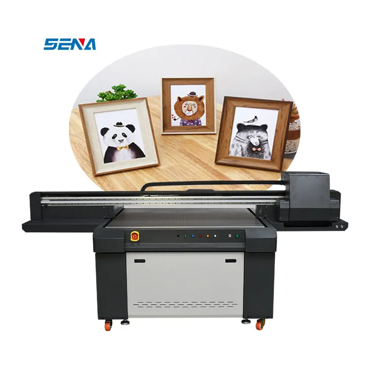 2024 Terbaru 130*90Cm Multifungsi Format Besar Digital Inkjet UV Printer Flatbed untuk T-Shirt Sepatu Casing Ponsel Kaca