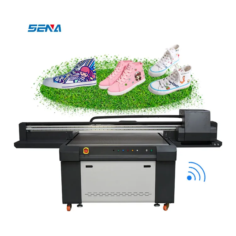 Mesin Cetak Digital Terbaru 2024 1390 Printer Flatbed UV Inkjet DIY Cetak Datar 1300*900Mm Format Besar