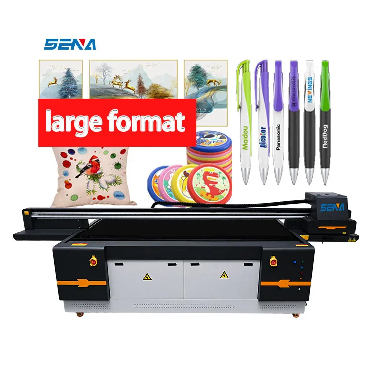 2500*1300mm dual Epson print head with varnish UV inkjet flatbed printer