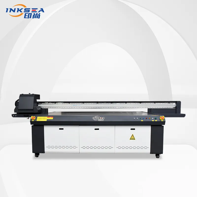 Kepala Cetak Epson Ganda Ukuran 2500*1300Mm dengan Printer Inkjet Flatbed UV Pernis untuk Casing Ponsel Kartu ID