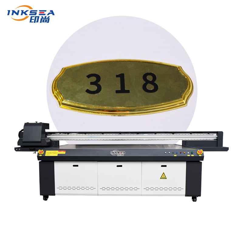 2513 چاپگر بزرگ 2.5*1.3M دستگاه چاپ مسطح UV چند منظوره با 6 سر چاپ Ricoh G6 برای LOGO سفارشی