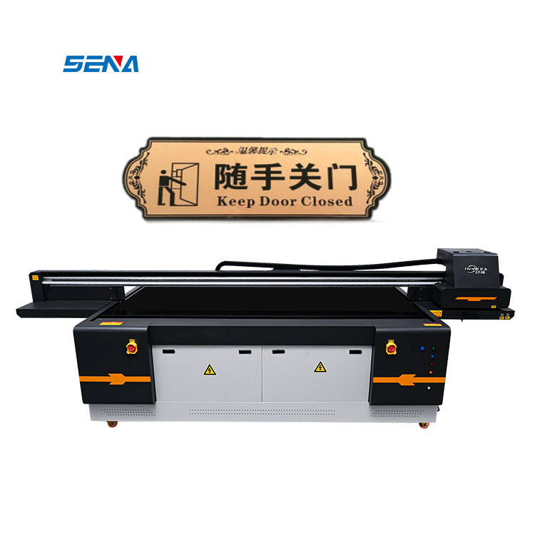 2513 LED CMYK Colour High Speed and High Precision UV Ink Flatbed Printer for Metal Sign Road Plate Building Materials Printing