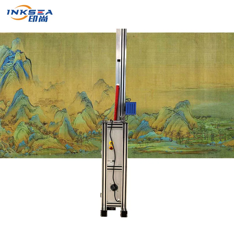 2M wide width 3D vertical wall printer digital varnish inkjet direct to wall printing machine