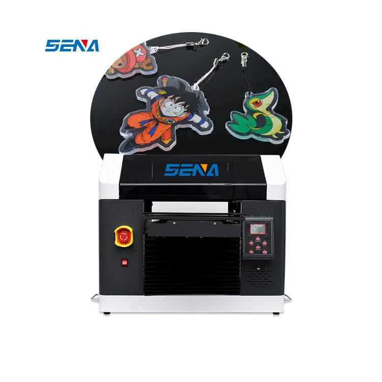 30*45Cm Harga Grosir Digital A3 Ukuran Kecil Mini 3D UV Flatbed Printer Inkjet untuk Label Perekat Diri Stiker Pembungkus Cangkir