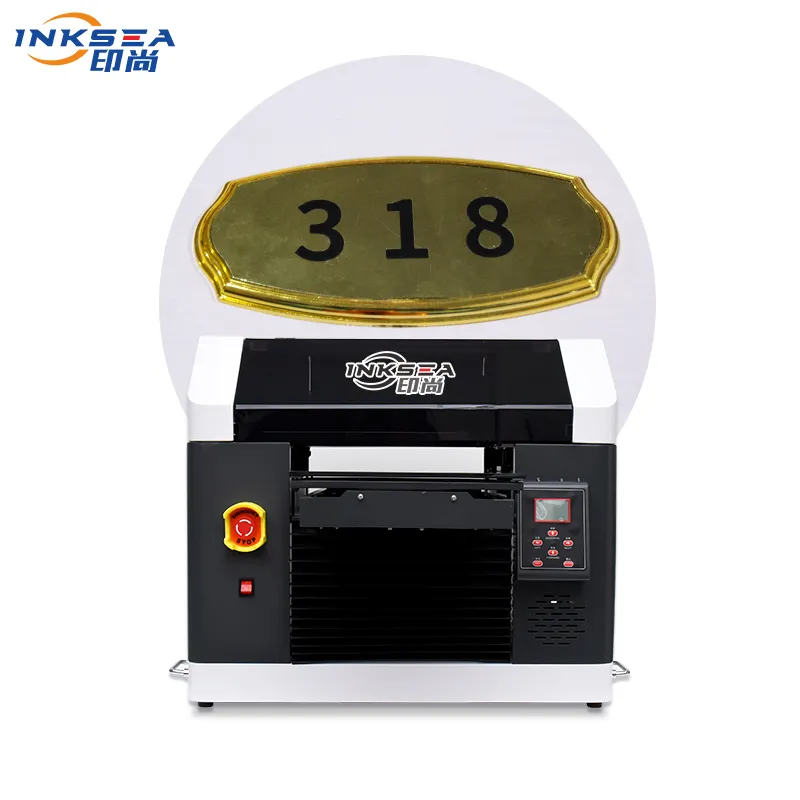 3045 mini UV inkjet flatbed printer Metal sheet metal frisbee Acrylic ceramic tile crystal logo advertising printing machine