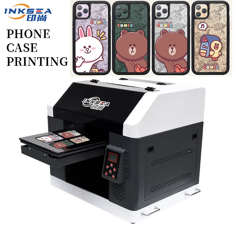 3045 Mesin Cetak Lukisan Dekoratif Kaca Kecil Epson XP600 Printhead A3 A4 Ukuran Printer Flatbed Uv