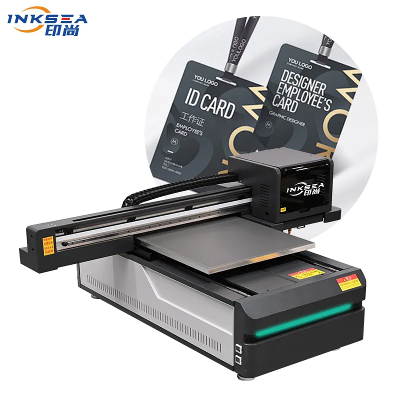 Mesin Cetak Printer Flatbed UV Kaca Akrilik Digital Format Besar 60*90CM dengan Kepala Cetak Epson I3200