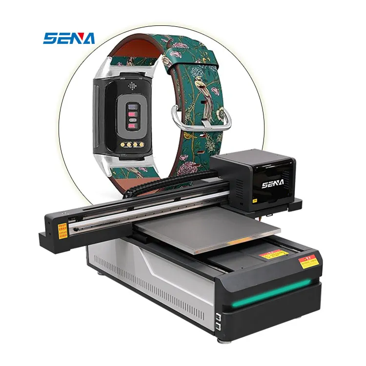 60*90cm UV Inkjet Flatbed Printer Faster Speed ​​A3 Digital Printing Machine 3D Custom for Wood Metal Phonecase Glass PVC Sticker