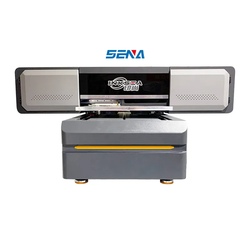 6090 Uv Flatbed Printer Inkjet Digital Format Besar Mesin Cetak UV pada Printer UV Akrilik Papan Kayu Kaca