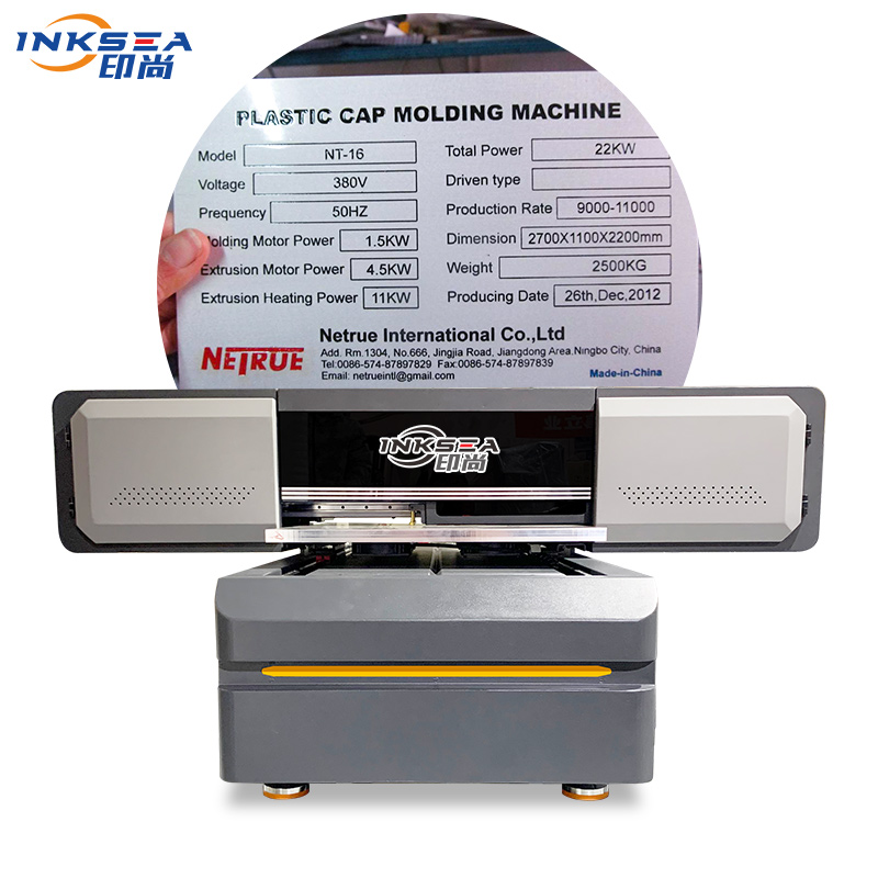 Imprimante d'étiquettes UV à plat 6090, machine d'autocollants