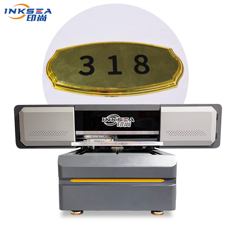 6090 UV Flatbed Printer metal plastic printer id card printer china