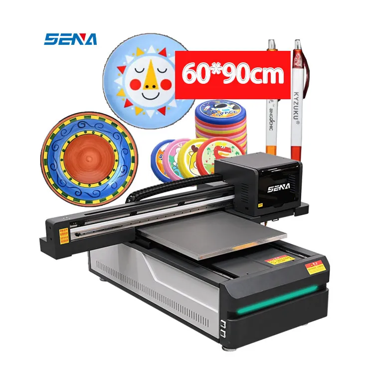 6090 UV Inkjet Flatbed Printer Machine Printing Phone Case