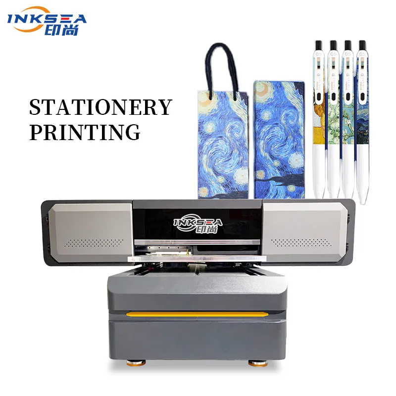 Printer flatbed 6090UV buatan Tiongkok dengan nosel Epson i3200 untuk casing ponsel T-shirt plastik ID kulit