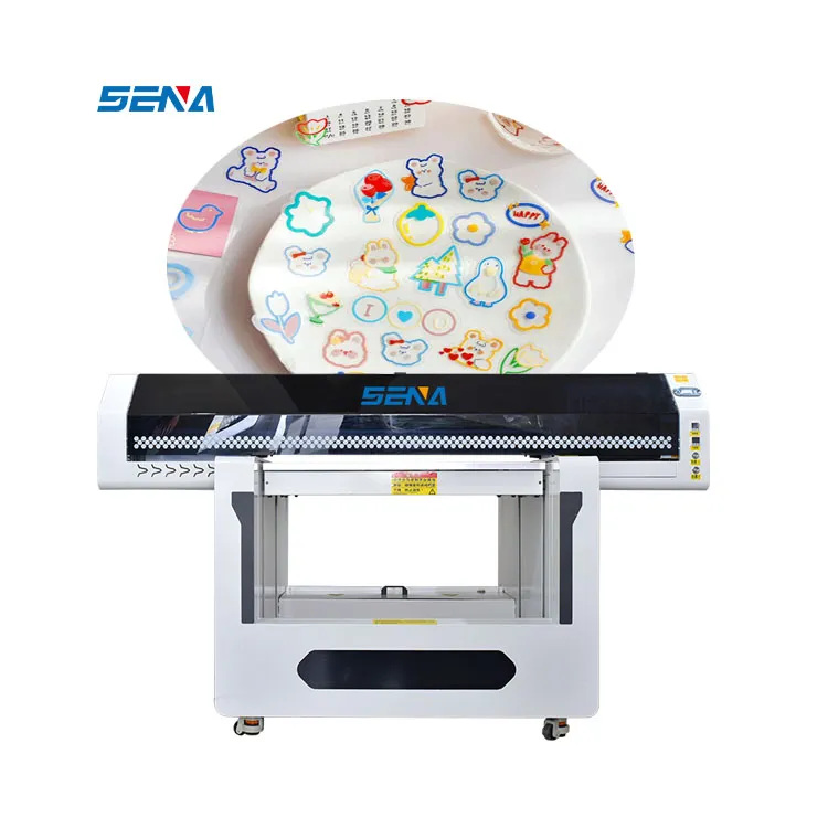 90*60CM 50CM Printing Thickness Inkjet Color 3D Universal Printing Machine UV With 3D Relief Phone Case Acrylic Metal Cup Card