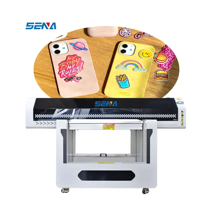 90*60CM Best Factory Price Waterproof Automatic Direct Inkjet Uv Printer for Metal Sign Road Plate Building Materials Printing