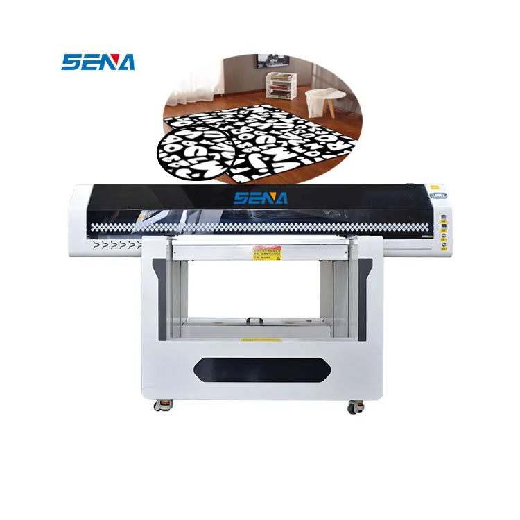 90*60CM Tinggi Dapat Disesuaikan Digital Inkjet UV Printer Lencana Foto Kartu ID Kartu Bisnis Notebook PVC Kaca Logam Mobil