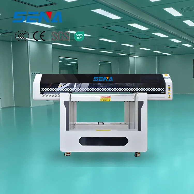 90*60cm Large Format UV Flatbed Inkjet Printer