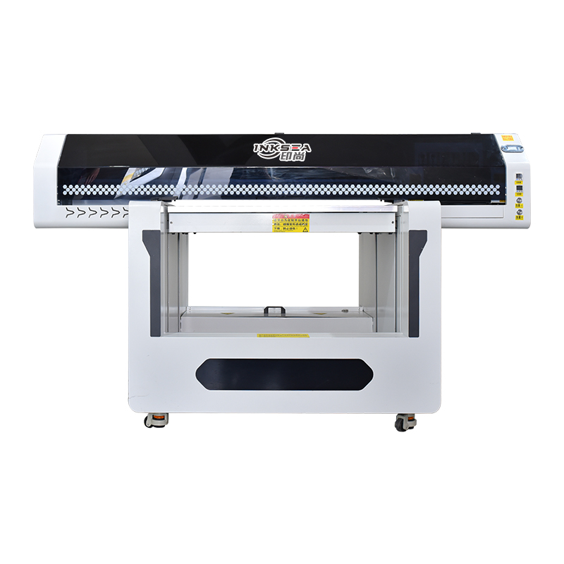 90*60cm Format Kecil Ricoh Printhead Uv Inkjet Flatbed Printer Untuk Kotak