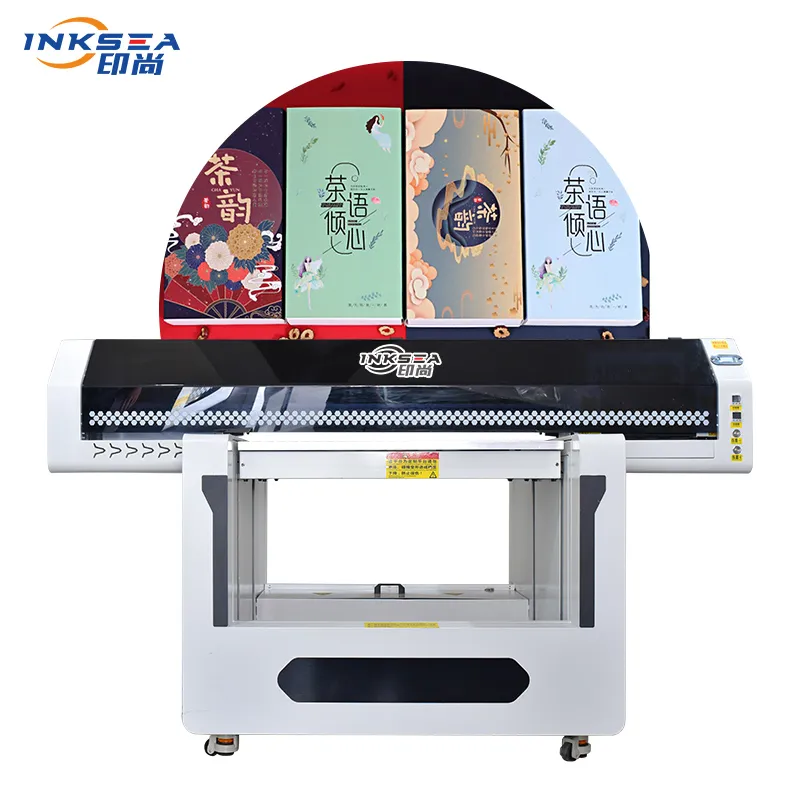 Printer berkecepatan tinggi 9060 900mm * 600mm dapat mencetak stiker logam plastik cina