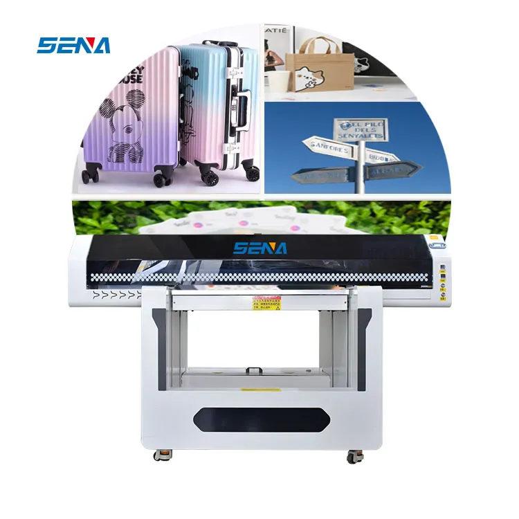 9060 A1 Ukuran Tx800 Kepala 1440Dpi 3d Format Besar Tempat Tidur Datar Papan Kertas Tikar Printer Uv