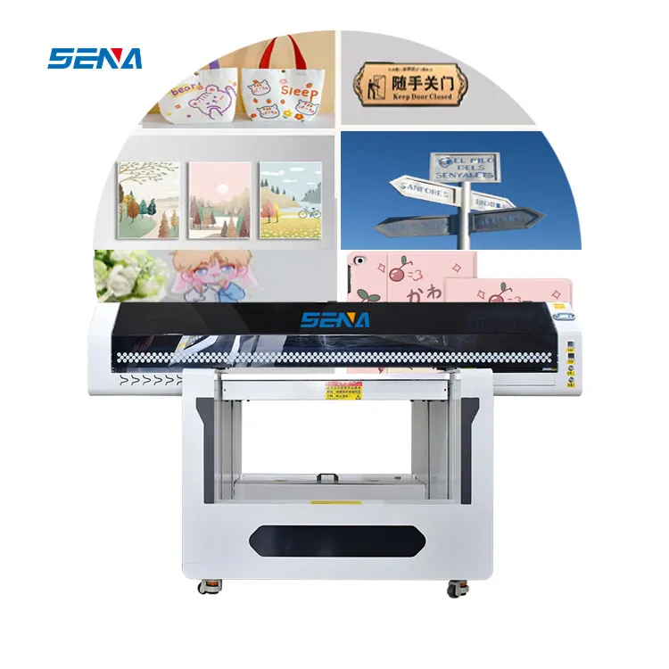 9060 A3 Universal 3D Flatbed DTF UV Printer Inkjet Printing Machine for Card Shoes PVC Phone Case Glass Banner Printing Machine