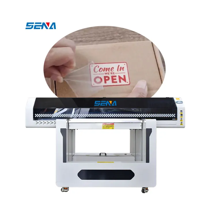 9060 Harga Pabrik 3D UV Flatbed Printer Pena Bola Golf ID Kartu Kredit LED untuk Tanda Logam Pelat Jalan Pencetakan Bahan Bangunan