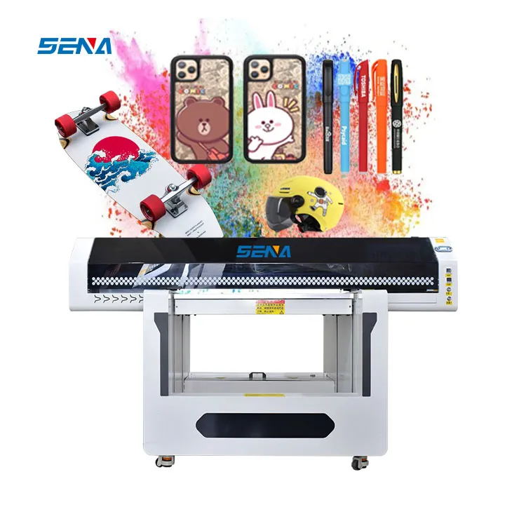 9060 Harga Grosir 3D Flatbed DTF UV Printer Mesin Cetak Inkjet A3 Printer Inkjet Semua Dalam Satu Casing Ponsel Printer Kartu PVC